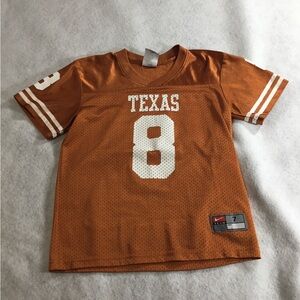 Nike Kids Burnt Orange Texas Jersey SZ 7 gently used